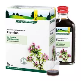 THYMIAN SAFT Schönenberger gyógynövénylevek, 3X200 ml