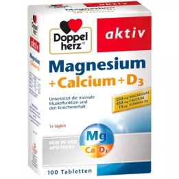 DOPPELHERZ Magnézium+kalcium+D3 tabletták, 100 db