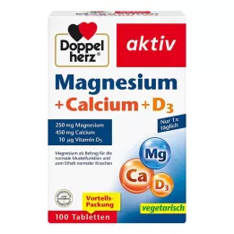 DOPPELHERZ Magnézium+Kalcium+D3 tabletta, 100 db