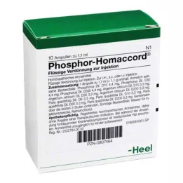 PHOSPHOR HOMACCORD Ampoules, 10 db