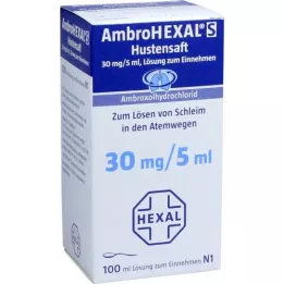 AMBROHEXAL S köhögő lé 30 mg/5 ml, 100 ml