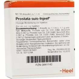 PROSTATA SUIS Injeel Ampoules, 10 db