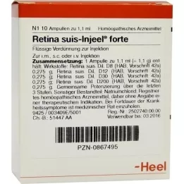 RETINA SUIS Injeel Forte Ampoules, 10 db