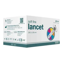 Klinion Soft finom színű lándzsák 28 G, 210 db