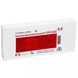 ISOTONISCHE NaCl oldat 0,9% Eifelfango Inj.-Lsg., 10X10 ml