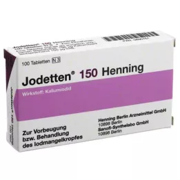 JODETTEN 150 db Henning tabletta, 100 db