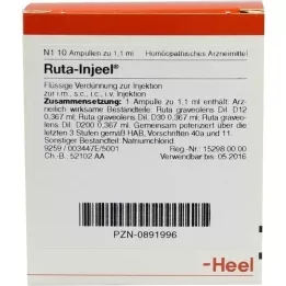 RUTA INJEEL Ampoules, 10 db