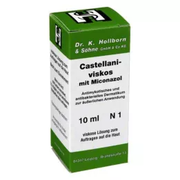 CASTELLANI viszkózus mikonazol oldat, 10 ml