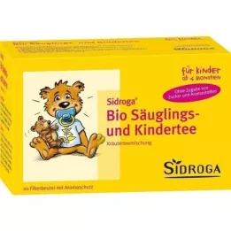 SIDROGA Bio csecsemő és gyermeki tea szűrőzsák, 20x1,3 g