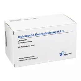 ISOTONISCHE Sóoldat 0,9%-os Biokanol ampullák, 60X2 ml