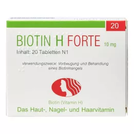 BIOTIN H forte tabletta, 20 db