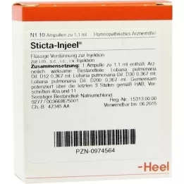 STICTA INJEEL Ampoules, 10 db