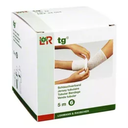 TG Csőszerű kötés mérete 6 5 m fehér, 1 db