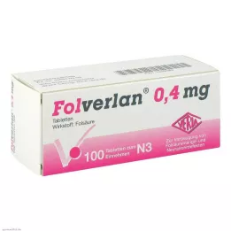 FOLVERLAN 0,4 mg-os tabletta, 100 db