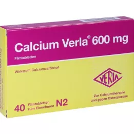 CALCIUM VERLA 600 mg film -bevonatú tabletta, 40 db