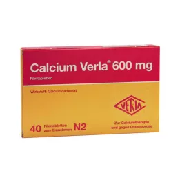 CALCIUM VERLA 600 mg film -bevonatú tabletta, 40 db