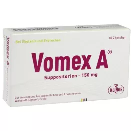VOMEX A 150 mg kúpok, 10 db