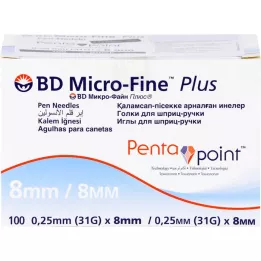 BD MICRO-FINE+ 8 toll -tű 0,25x8 mm, 110 db