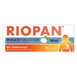 RIOPAN Magen Tabletten Mint 800 mg rágótabletta, 50 db