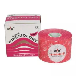 NASARA Kinesiotape 5 cmx5 m rózsaszín, 1 db