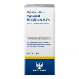 CHLORHEXIDINDIGLUCONAT Felhasználásra kész oldat 0,2%, 200 ml