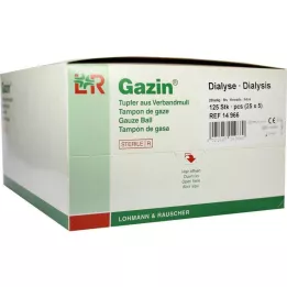 GAZIN Dialízis törlőkendők 2+3 steril védőgyűrűvel, 125 db