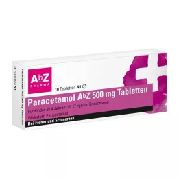 PARACETAMOL AbZ 500 mg tabletta, 10 db