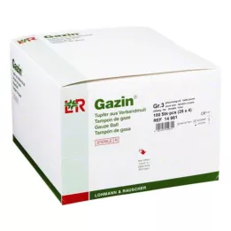GAZIN pflaum.steril 2+2 schutzr.o.rk, 100 db