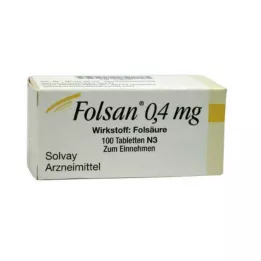 FOLSAN 0,4 mg-os tabletta, 100 db