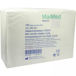 VLIESKOMPRESSEN 10x20 cm nem steril 6 rétegű, 100 db