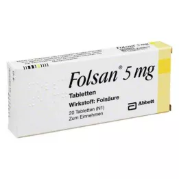 FOLSAN 5 mg-os tabletta, 20 db