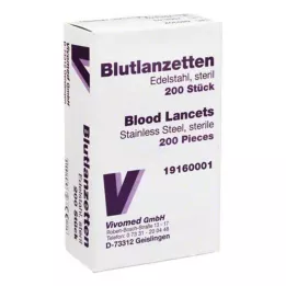 BLUTLANZETTEN Fém egyszerű, 200 db