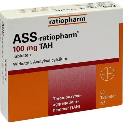 Ass-ratiopharm 100 mg TAH tabletták, 50 db