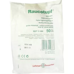 RAUCOTUPF Tampon nagy pamutfej, 50 db