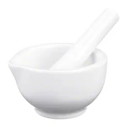 Habarcs porcelán fehér, 1 db