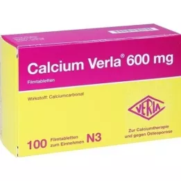 CALCIUM VERLA 600 mg film -bevonatú tabletta, 100 db