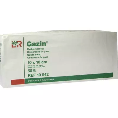 GAZIN Géz komp. 10x10 cm nem steril 32-szeres működés, 50 db GAZIN Géz komp. 10x10 cm nem steril 32-szeres működés, 50 db