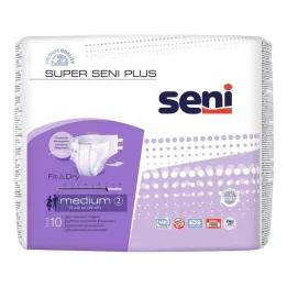 Super Seni Méret 2 közepes Plus Diam Night felnőtteknek, 10 db