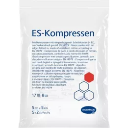 ES-KOMPRESSEN steril 5x5 cm 8 -old, 5x2 db