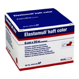 Elastomull Börtönbüntetés Szín 6 cmx20 m Fixation Bind Red, 1 db