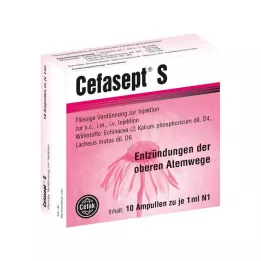 CEFASEPT S Injekciós oldat, 10 db