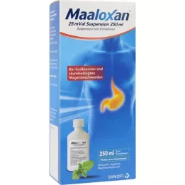 MAALOXAN 25 MVAL felfüggesztés, 250 ml
