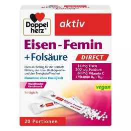 DOPPELHERZ Iron-Femin DIRECT Pellet, 20 db