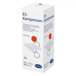 ES-KOMPRESSEN Unsteril 7,5x7,5 cm 16 -szor, 100 db