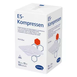 ES-KOMPRESSEN nem steril 10x10 cm 12 irányú, 100 db