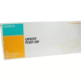 OPSITE POST-OP 10x25 cm -es társulás külön -külön steril, 20x1 db