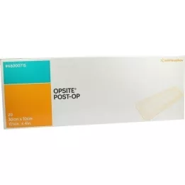 OPSITE POST-OP 10x30 cm -es társulás külön -külön steril, 20x1 db