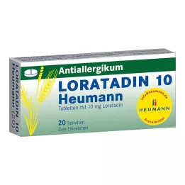 LORATADIN 10 db Heumann tabletta, 20 db