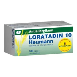 LORATADIN 10 db Heumann tabletta, 100 db