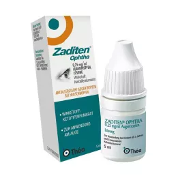 ZADITEN ophtha 0,25 mg/ml szemcsepp, 1X5 ml